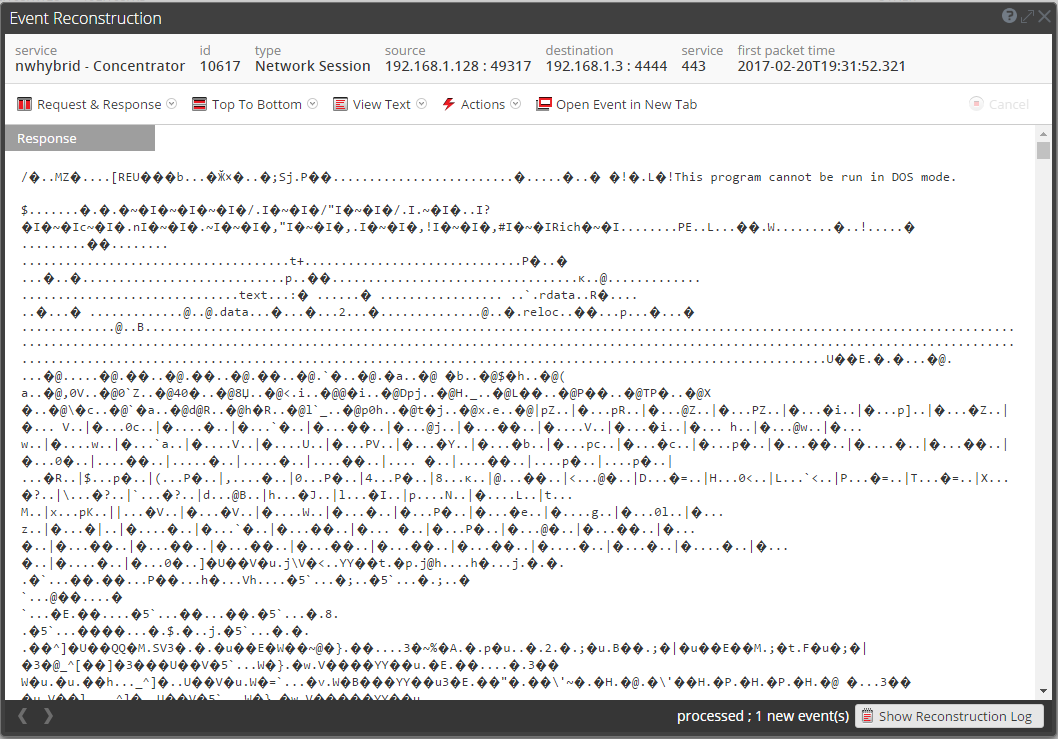 Netwitness Packet Detect Shell NetWitness Community