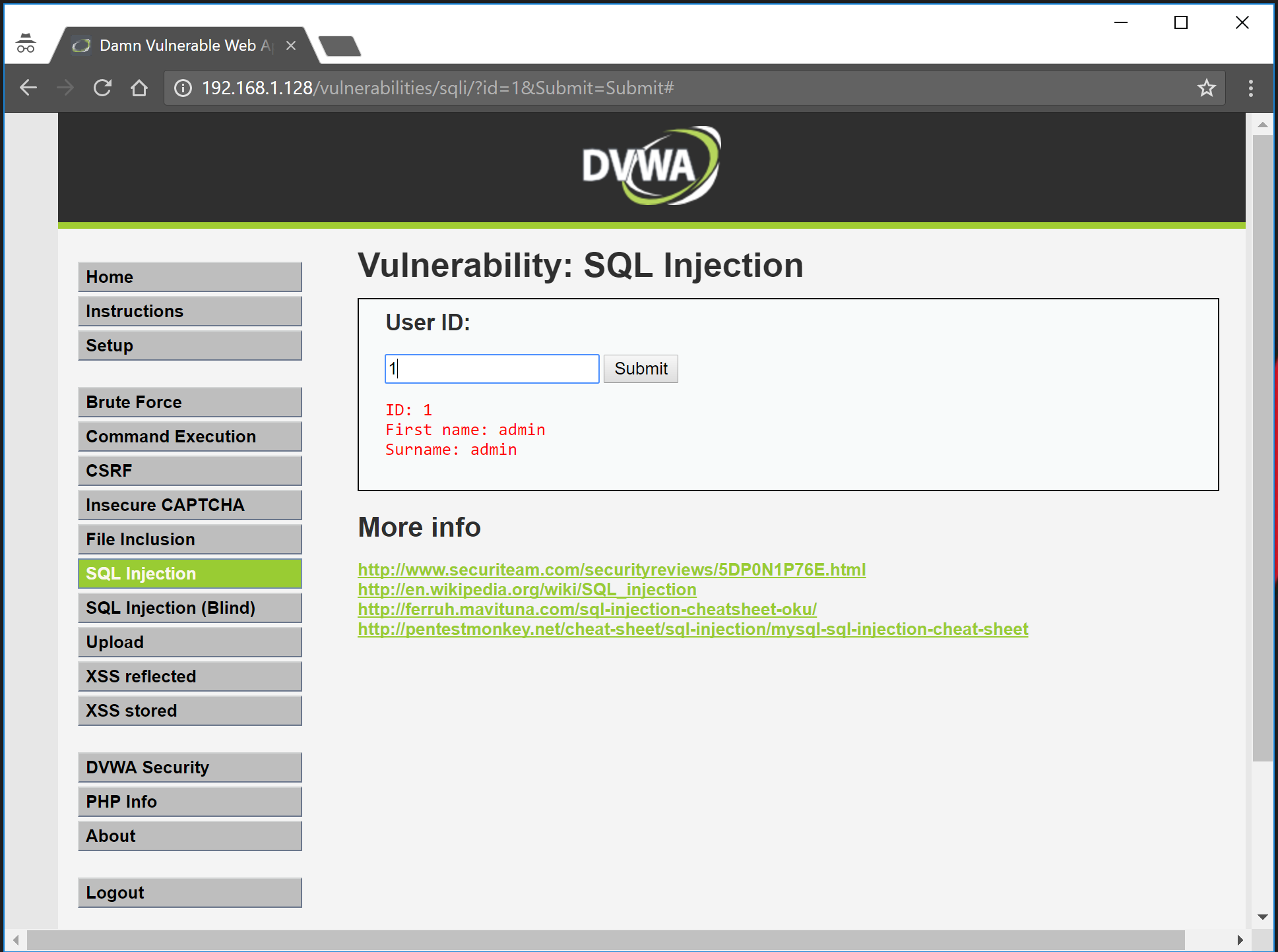 From SQL Injection to WebShell
