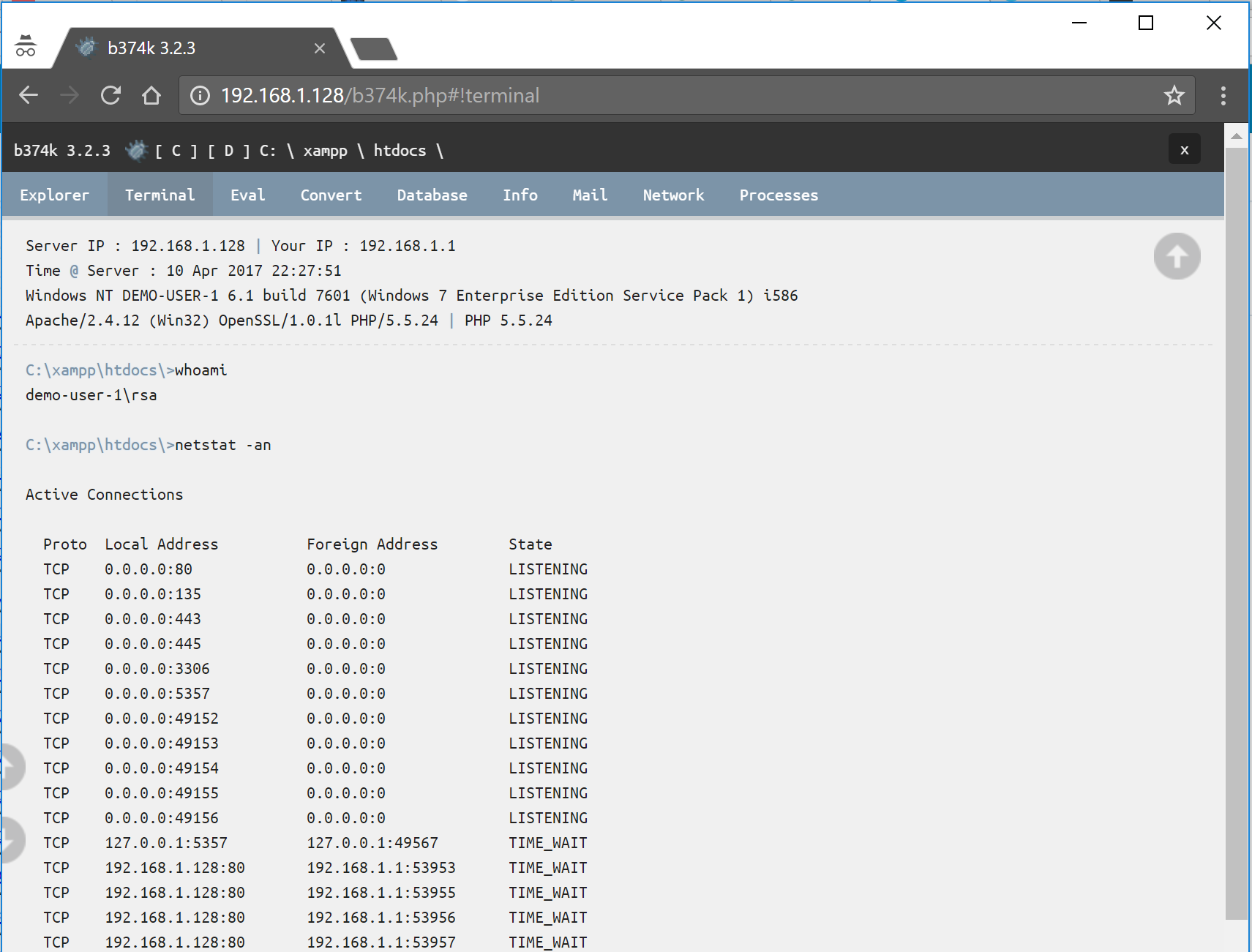 From SQL Injection to WebShell
