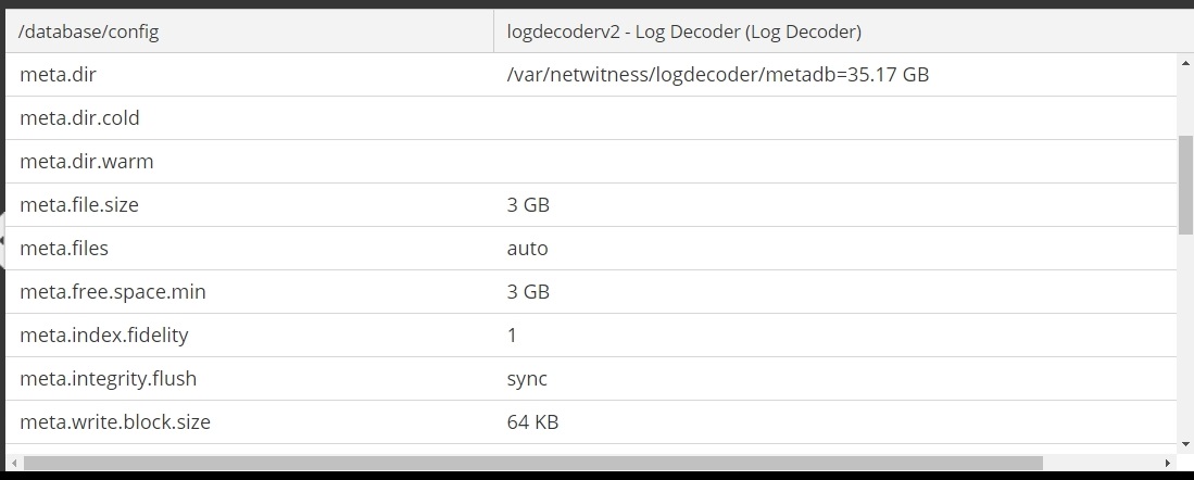 Meta. Log Disk How to prevent stopping capture on a default settings Log Decoder due ...