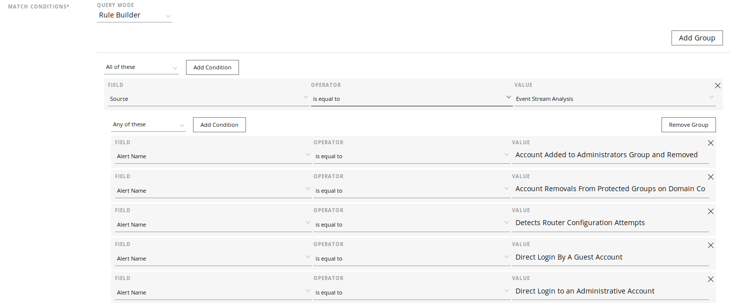 Creating Custom Match Condition and Group By Fields for Respond in 11.x