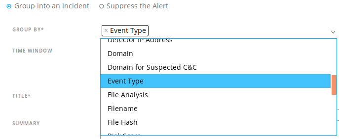 Creating Custom Match Condition and Group By Fields for Respond in 11.x