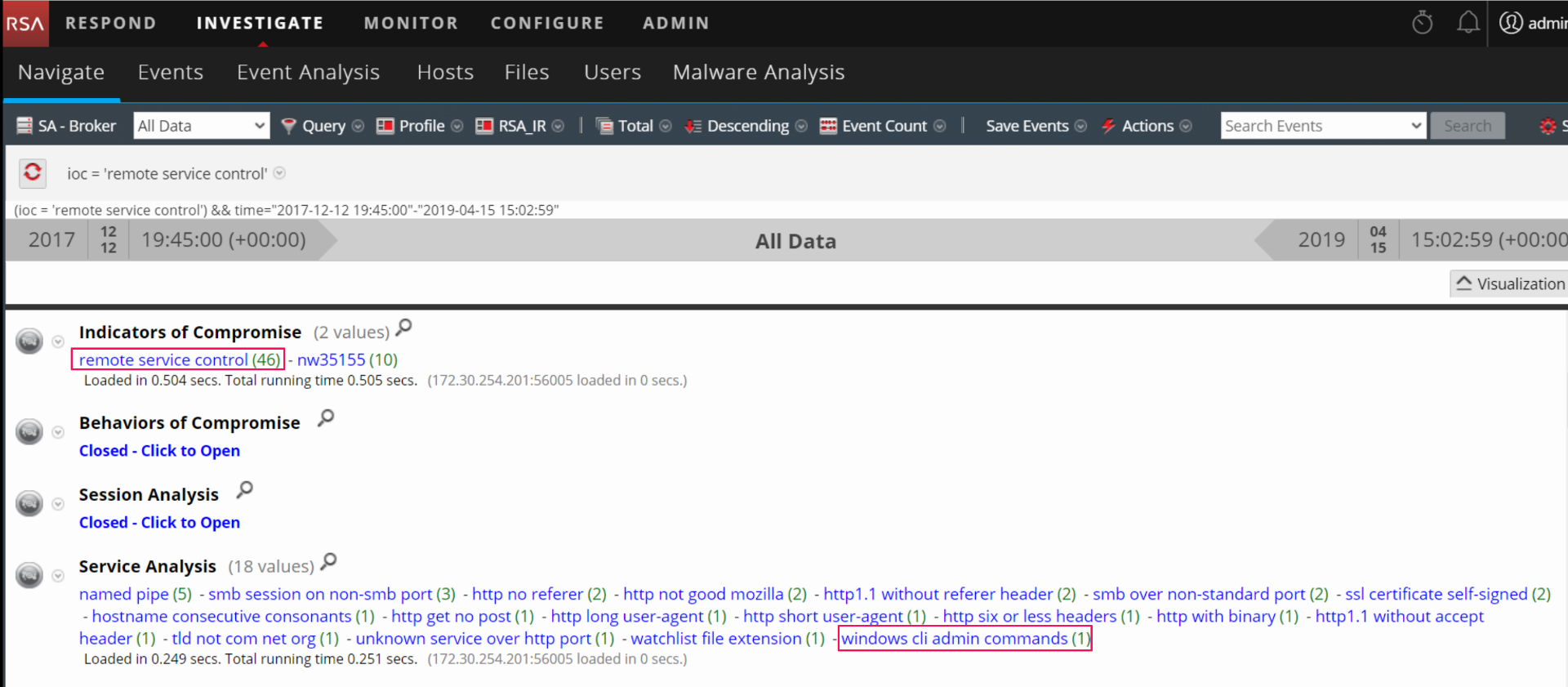Netwitness Packet Detect Shell Detecting Lateral Movement in RSA NetWitness: Smbexec