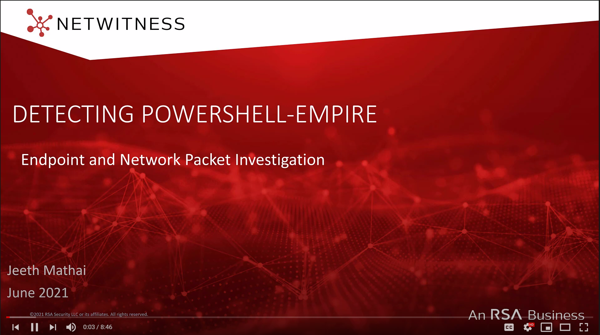 Netwitness NetWitness Threat Detection Content Report - September 2021