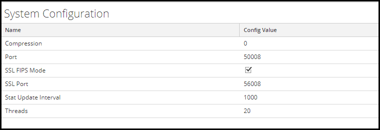 Archiver Services Config View - General Tab
