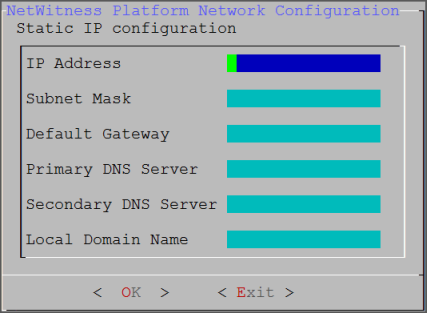 Change Host Network Configuration