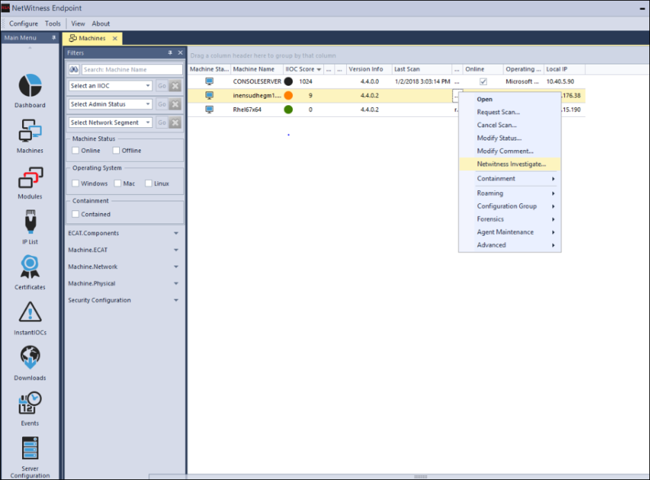 Integrate NetWitness Endpoint 4.4.0.2 or Later with NetWitness Endpoint ...