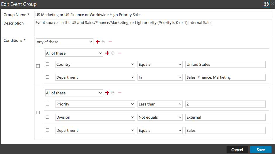Create Event Source Groups