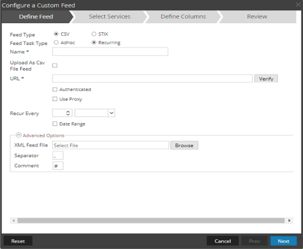 Create a Custom Feed