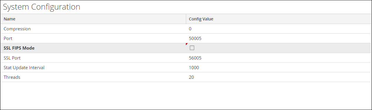 Services Config View - Broker/Concentrator General Tab