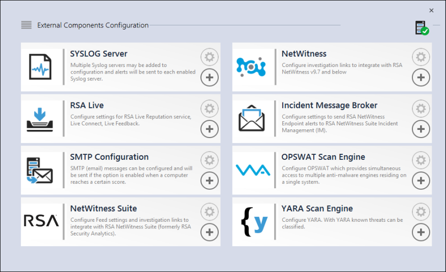 Netwitness Components Configure Contextual Data from Endpoint via Recurring Feed