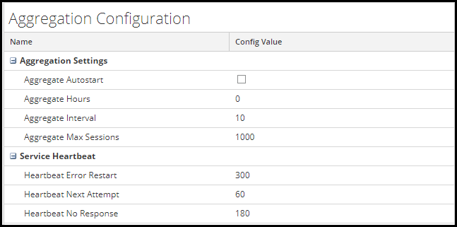 Archiver Services Config View - General Tab
