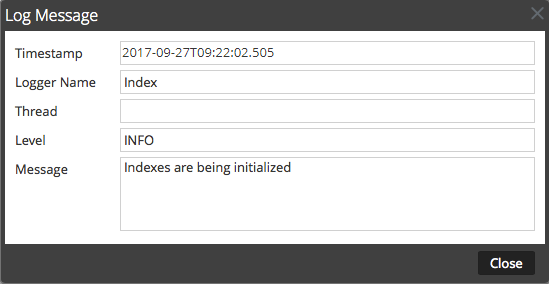 Example Netwitness Log System Logging - Historical View