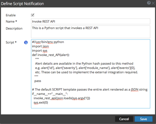 Netwitness Example Output Define Notification Output Dialogs