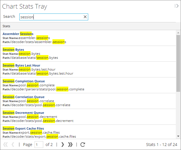 Add Statistics to a Gauge or Chart