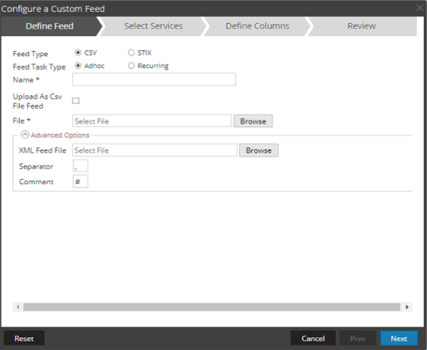 Create a Custom Feed