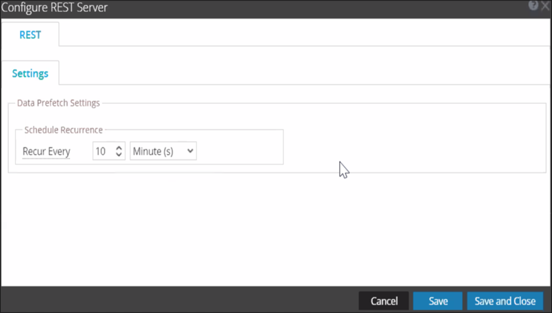 Configure Data Sources Settings
