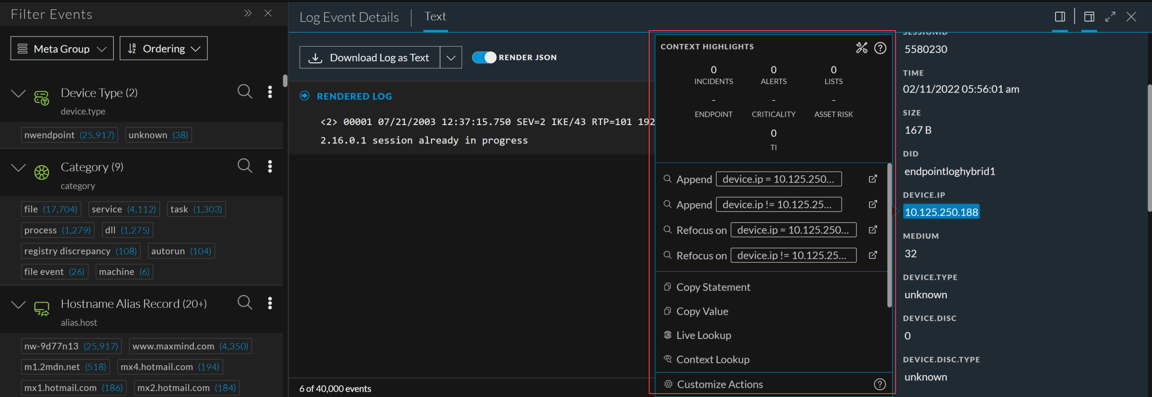Netwitness Example Output Incident Response Use Case Examples