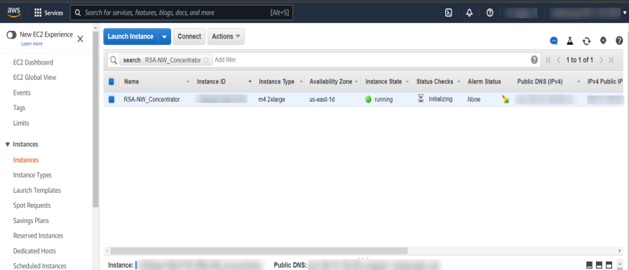 Netwitness Components Launch an Instance and Configure a Host