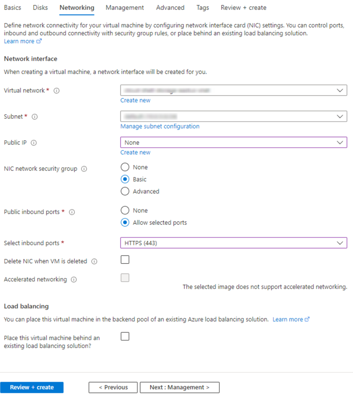 Deploy NW Server Host in Azure