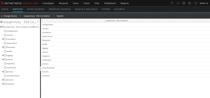 Netwitness Esa Configure Advanced Settings for ESA Correlation