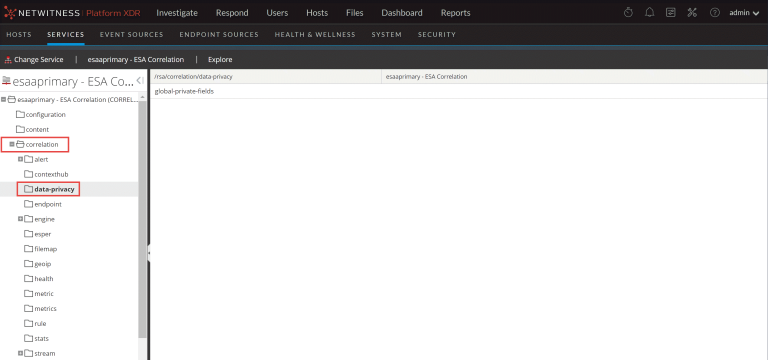 Netwitness Esa Configure Advanced Settings for ESA Correlation