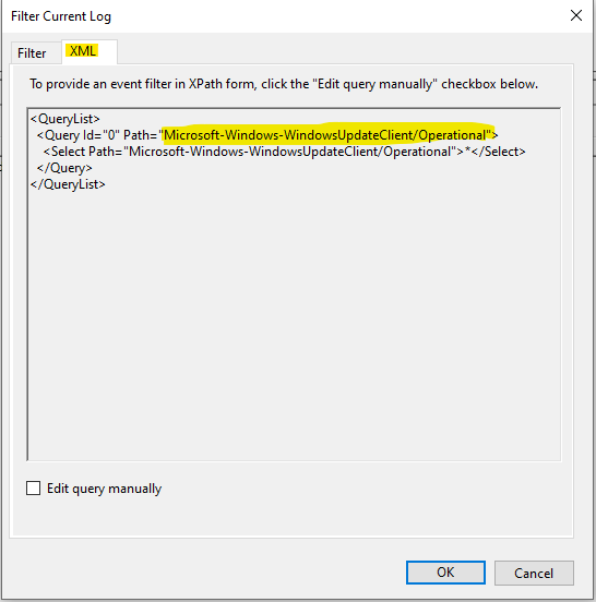 Window Policy Window Streams Configure Channel Filter Settings on Endpoint Windows Log Policy
