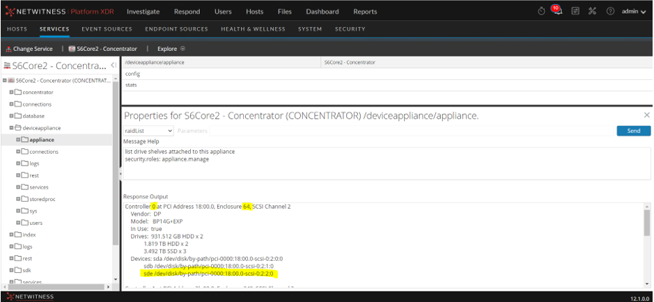 Appendix G. Sample Storage Configuration for Concentrator Index with ...