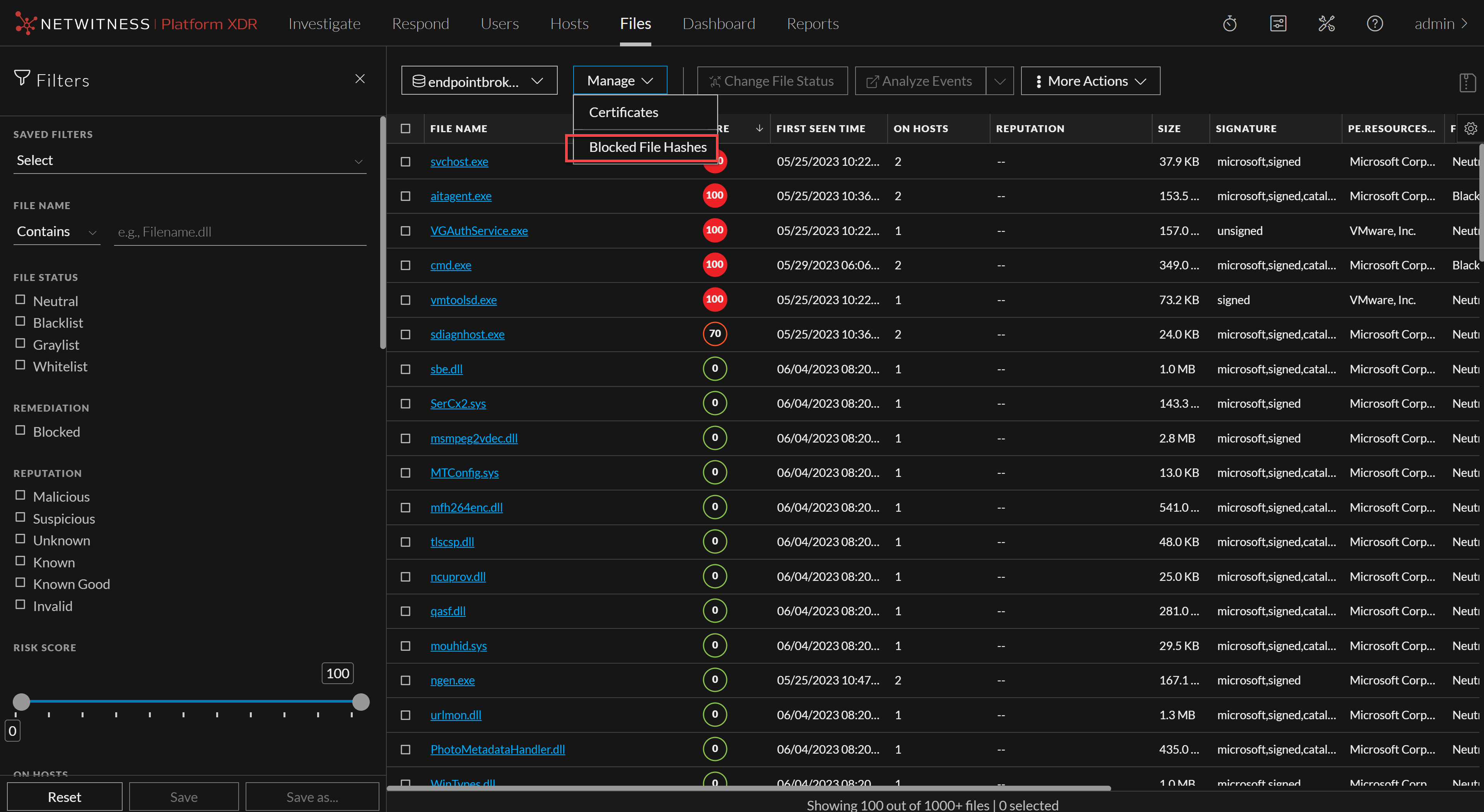 Clogged File What's New in 12.3.0.0 Release