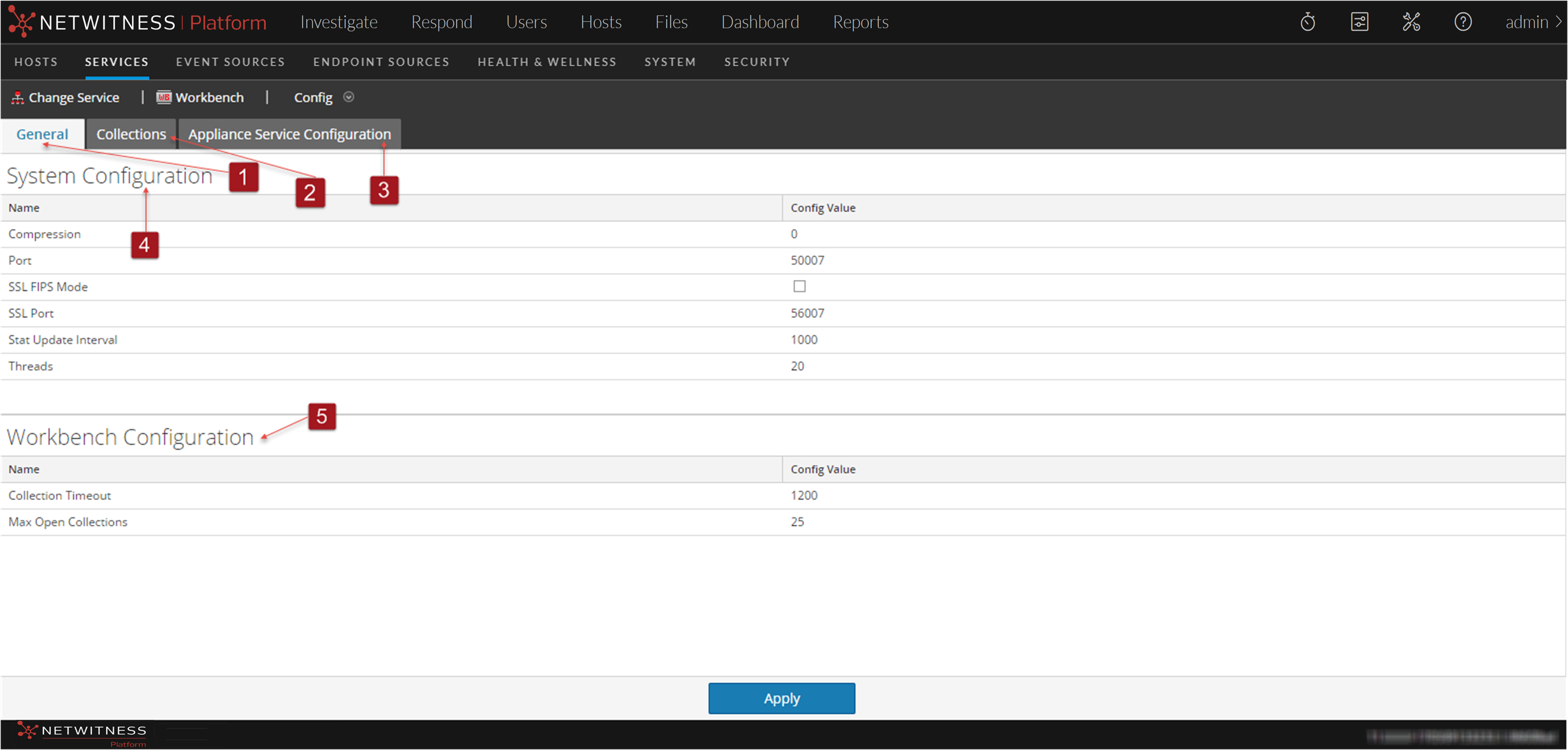 669419 - Services Config View