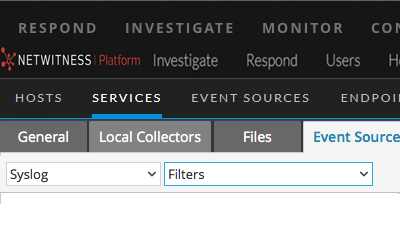 Configure Event Filters for Log Collector