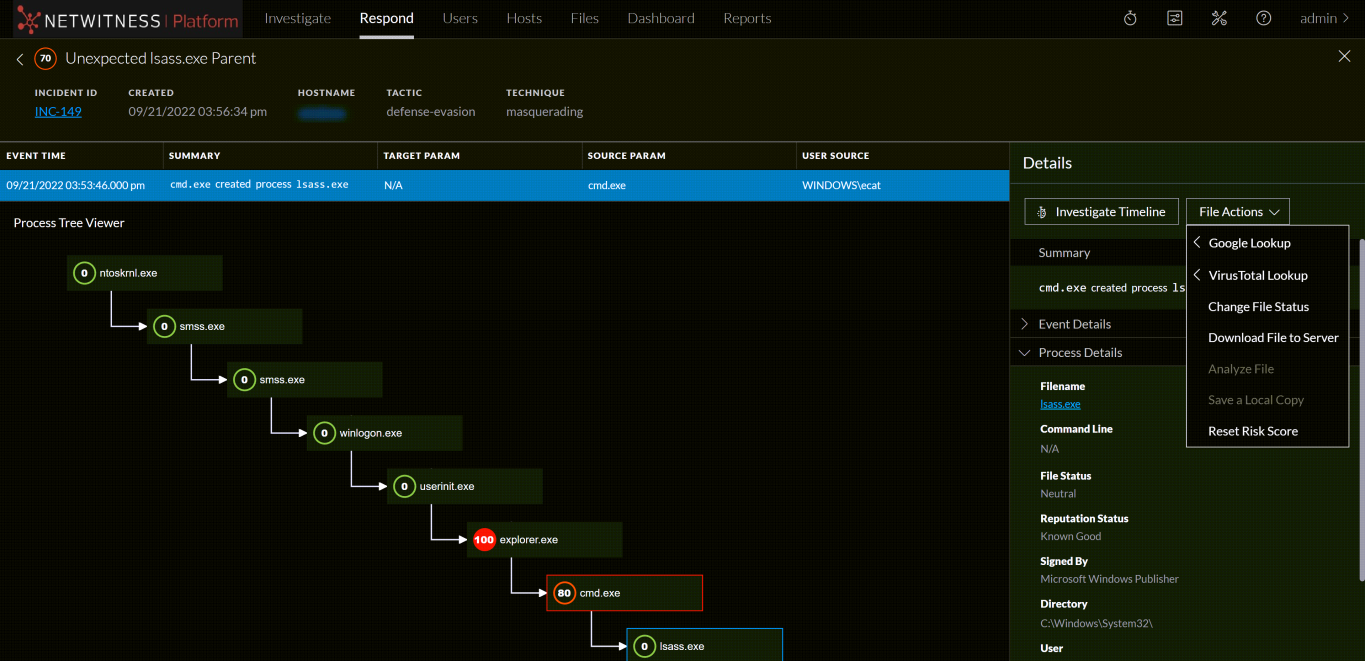 Investigate Process