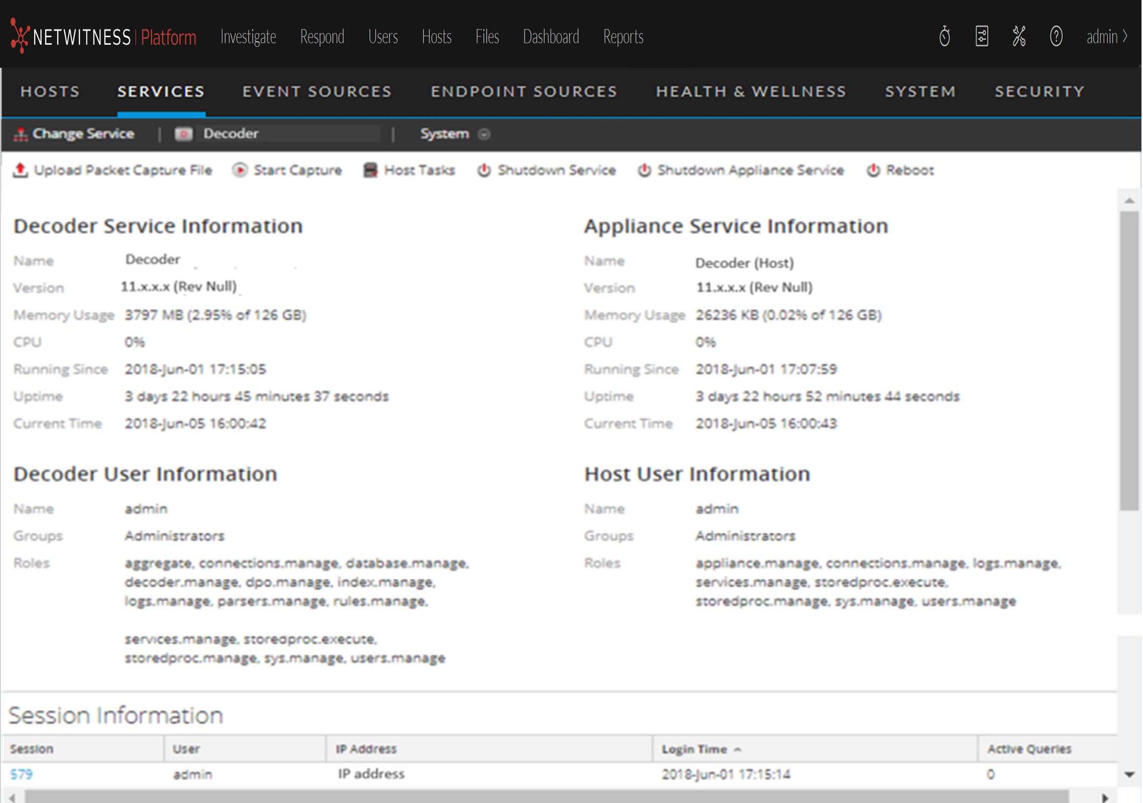 Services System View