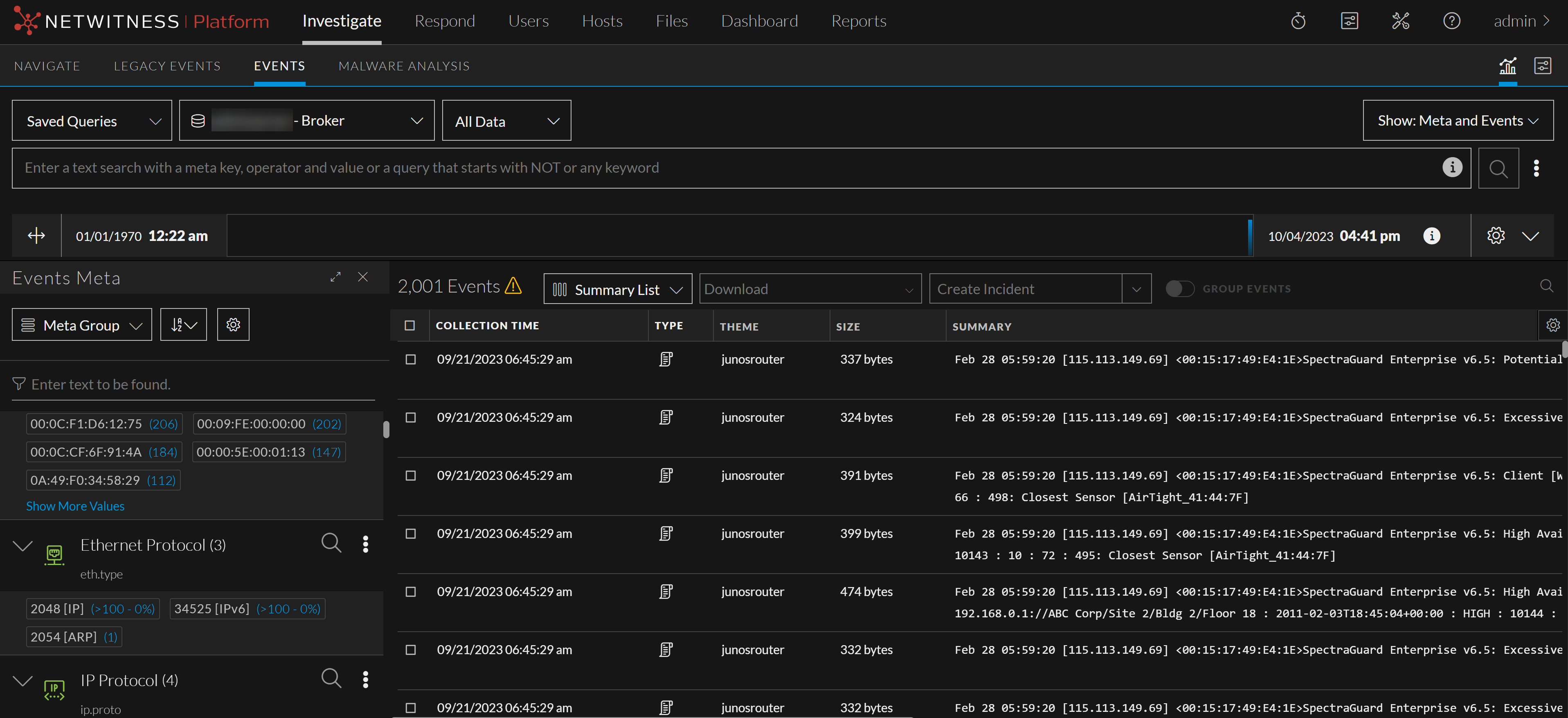 Netwitness Example Output How NetWitness Investigate Works