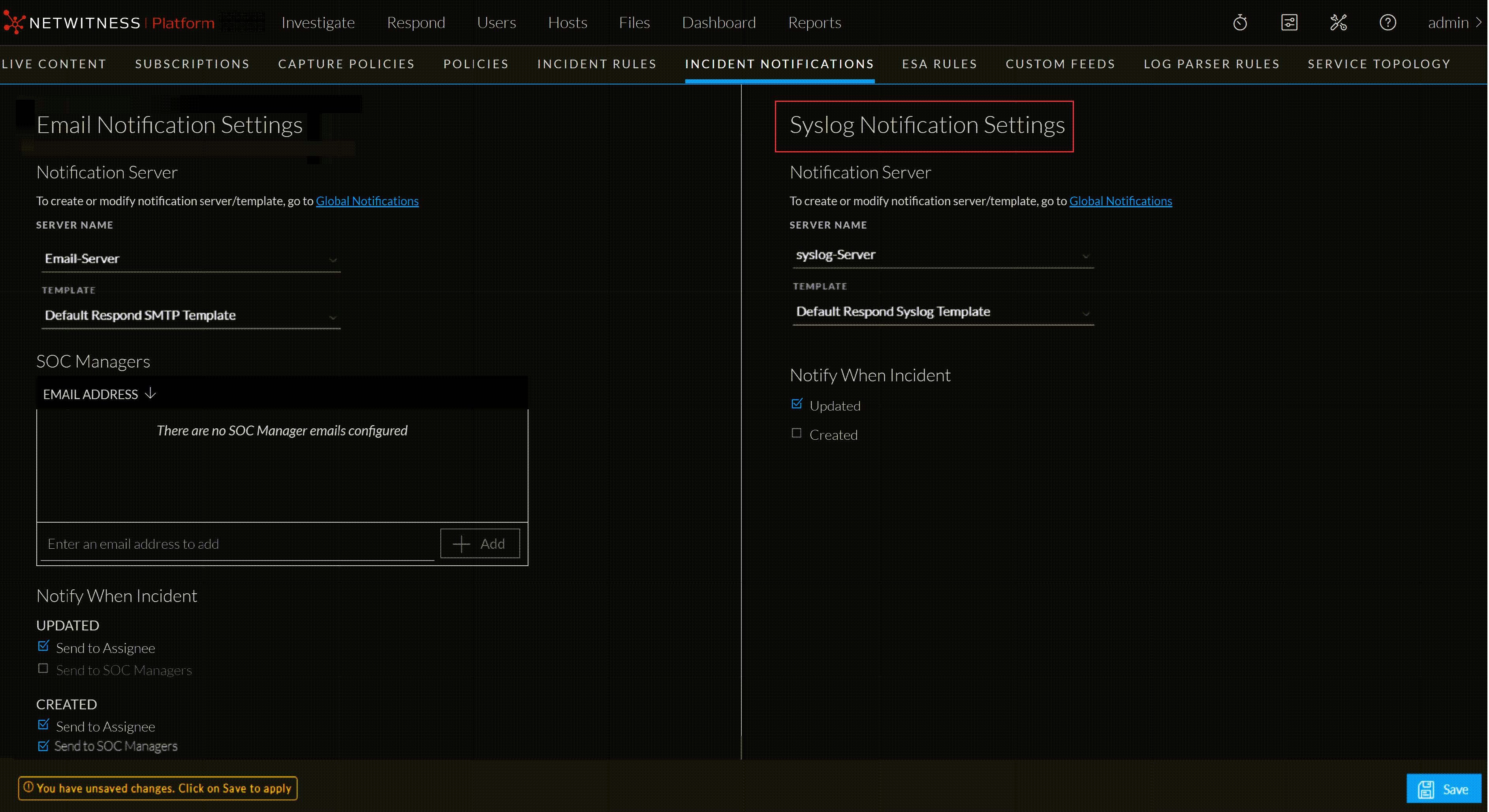 Generic Bi-directional NetWitness Integration