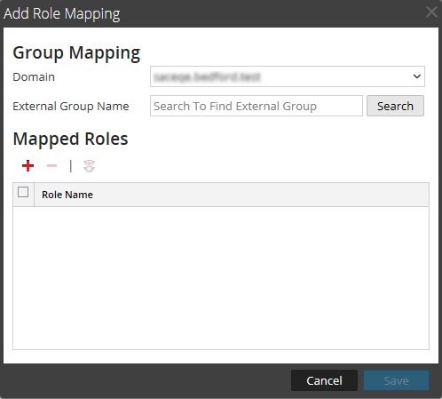 (Optional) Map User Roles to External Groups