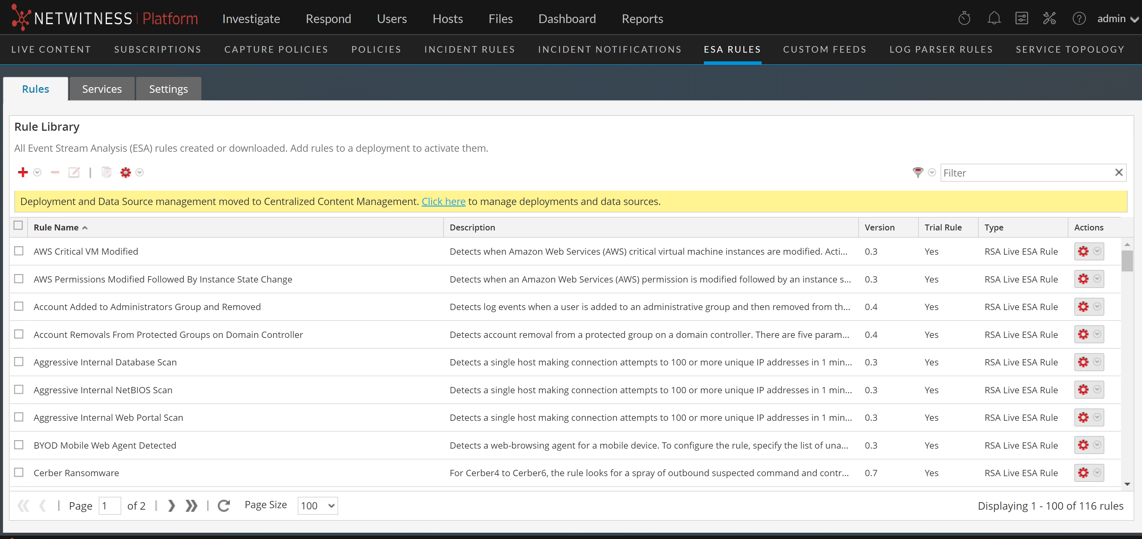 Netwitness Esa Upgrade Preparation Tasks for 12.4.2