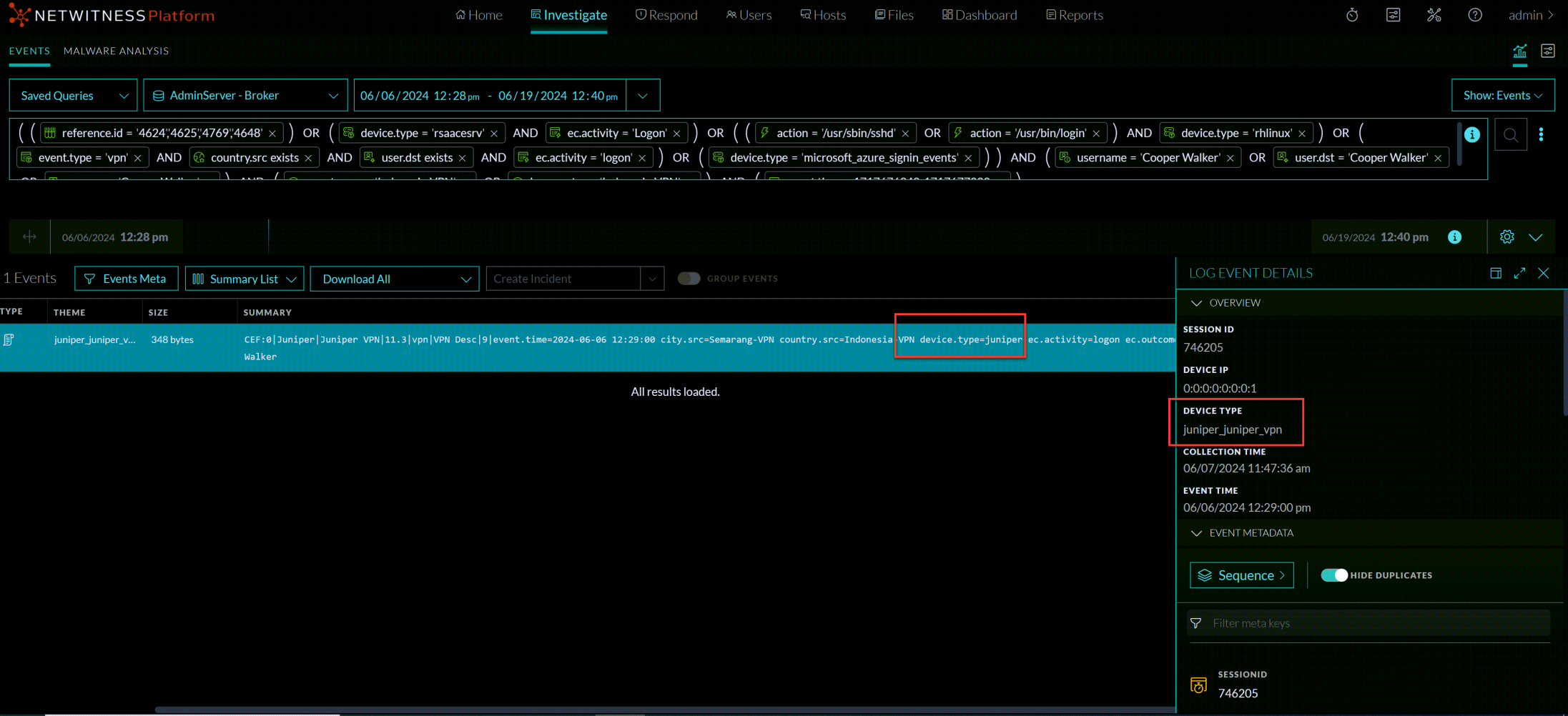 UEBA Configuration Overview