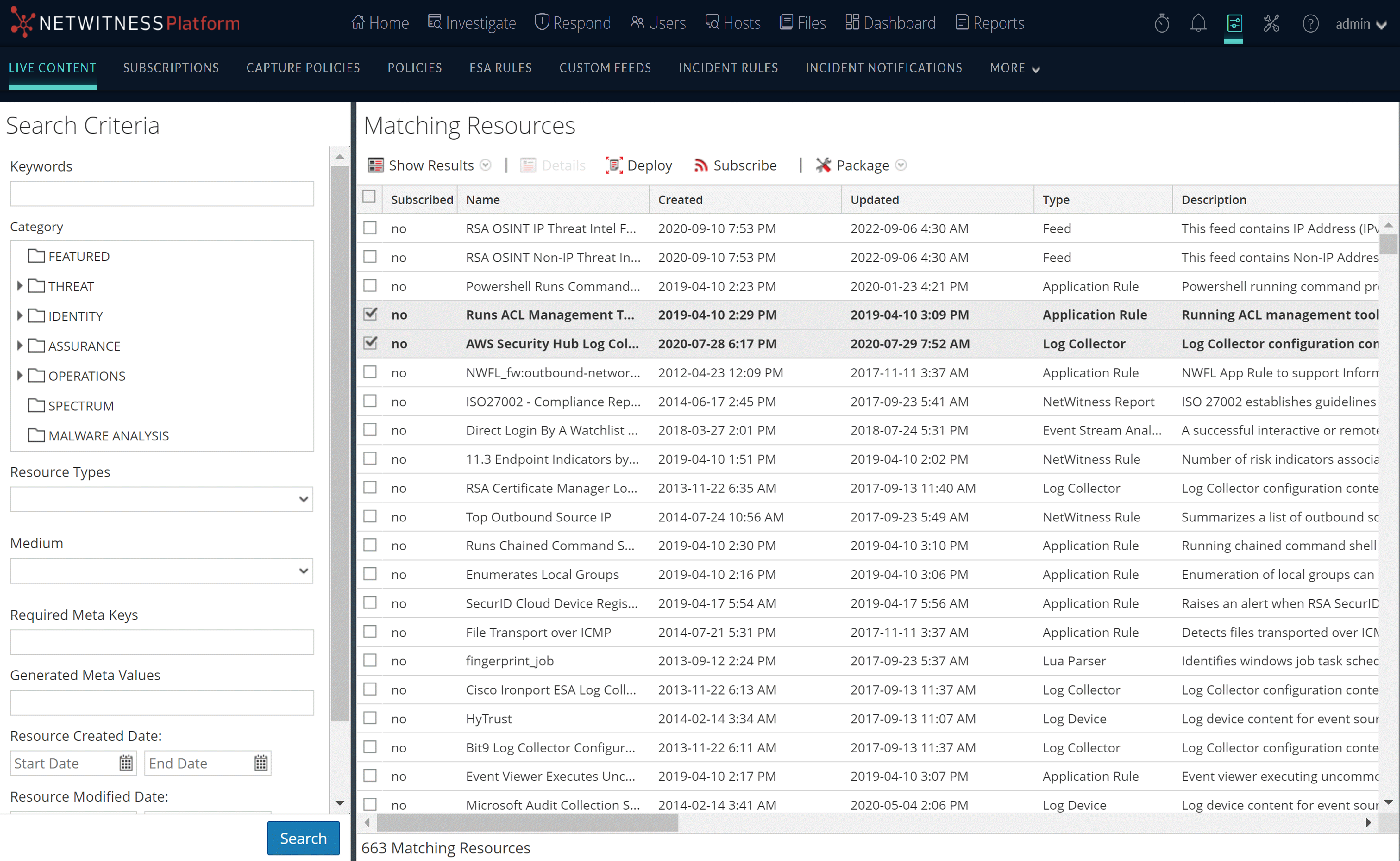 Create a Resource Package