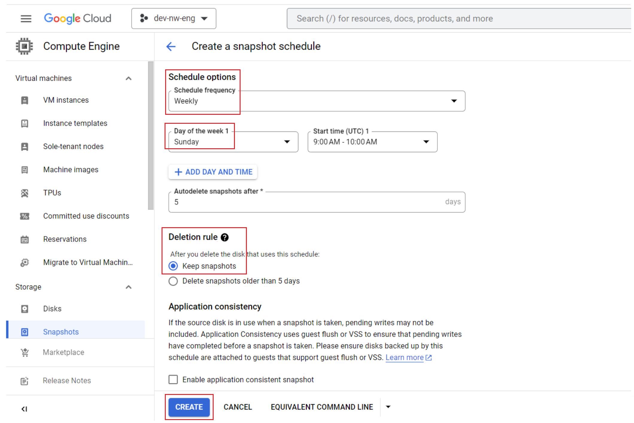 SASE Node(s) Backup and Restore using GCP Snapshots